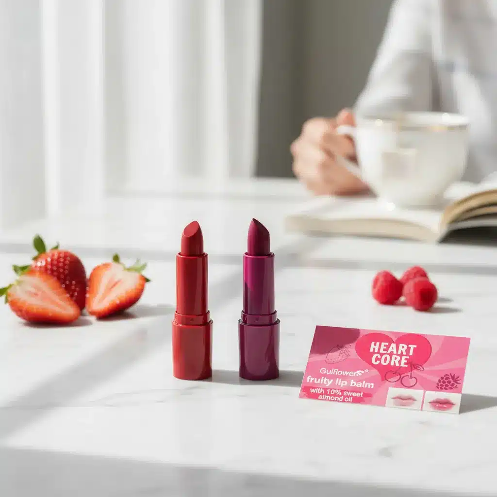 Gulflower Heart Core Fruity Lip Balm