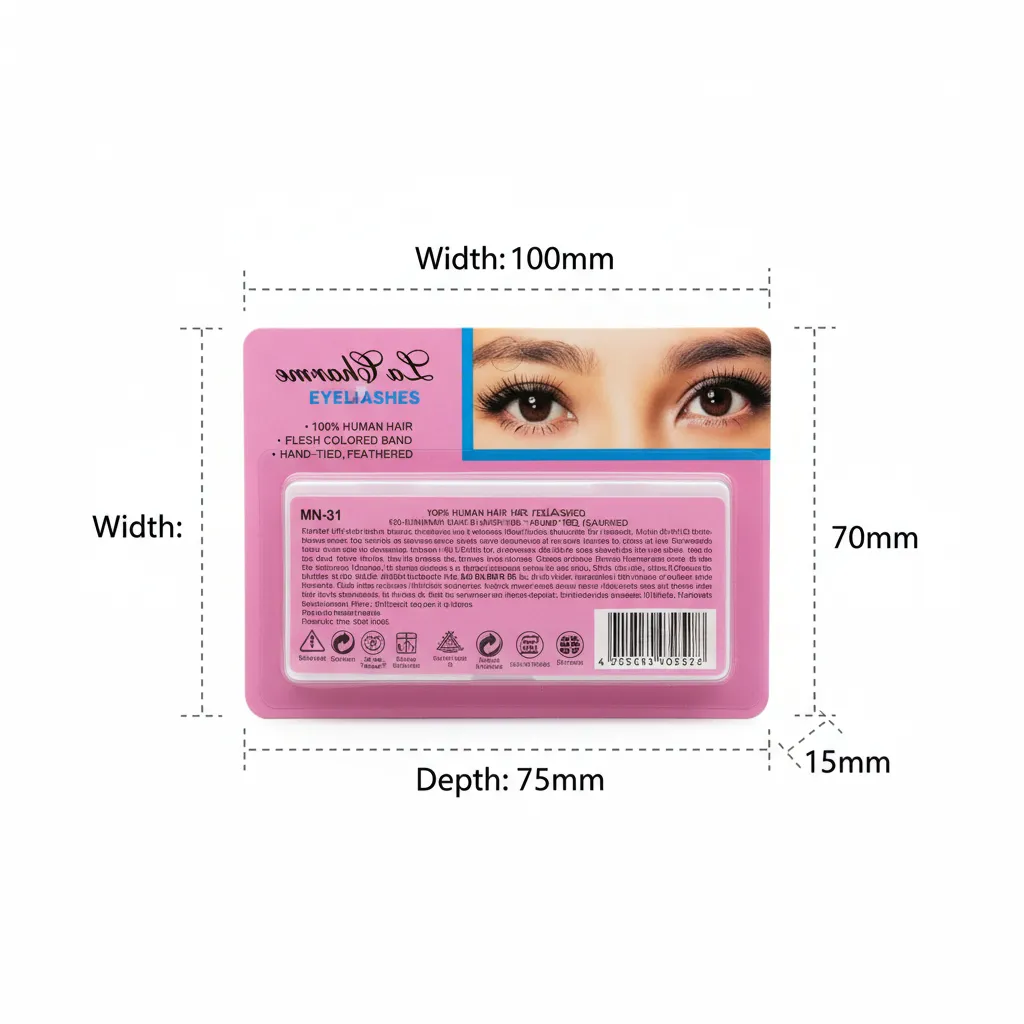 La Charme MN-31 10mm 100% Human Hair Eyelashes