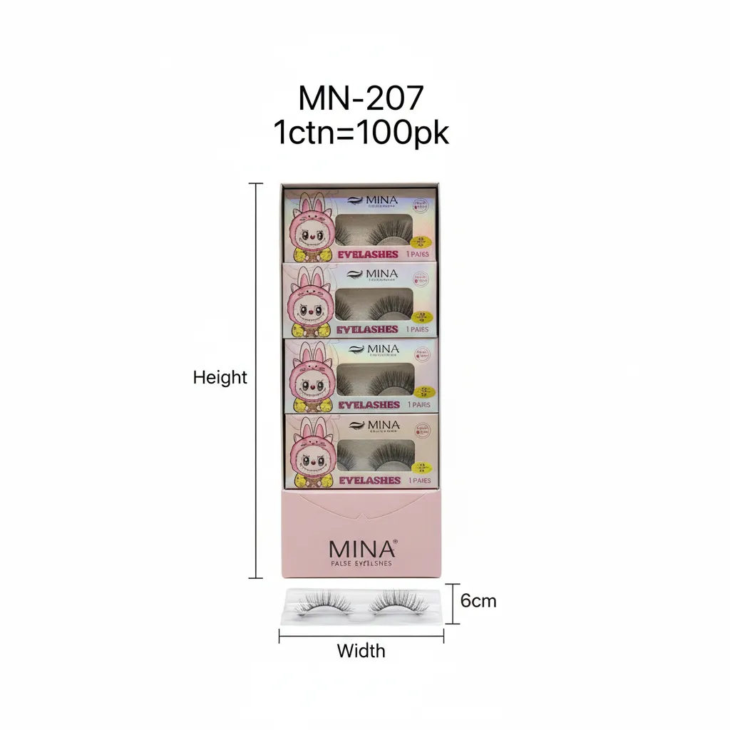 Mina 3D False Eyelashes Bulk Pack